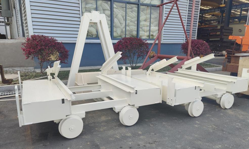 Keranjang jambatan selepas autoklaf